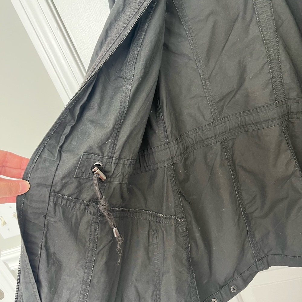 Dark Gray Women’s Utility Jacket - Picture 3 of 3